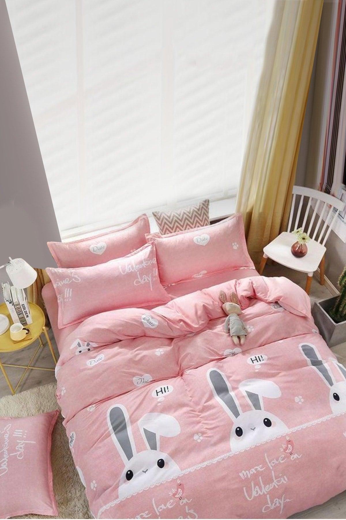 Single Duvet Cover Set with Elastic Sheet - Swordslife