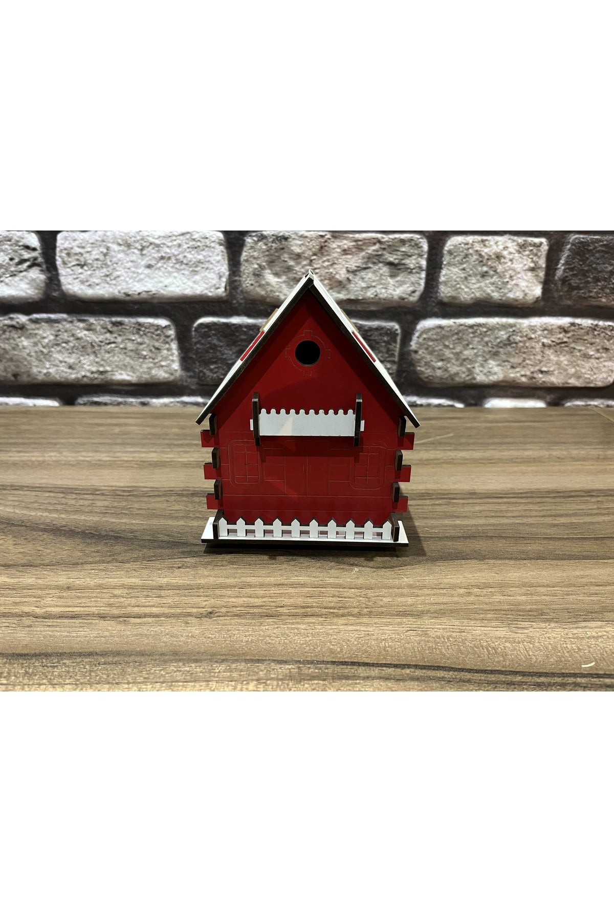 Decorative House Wooden Piggy Bank