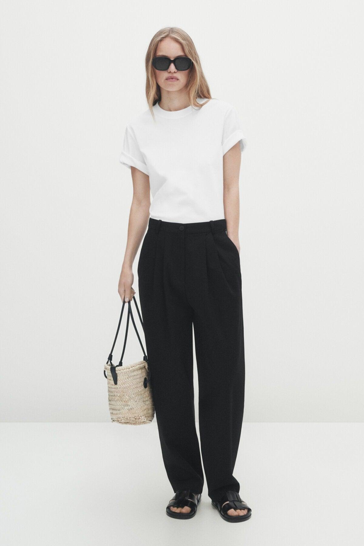 Cotton Blended Trousers - Swordslife