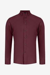 Burgundy Oxford Shirt