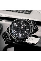 Waterproof Men's Wristwatch Steel Band