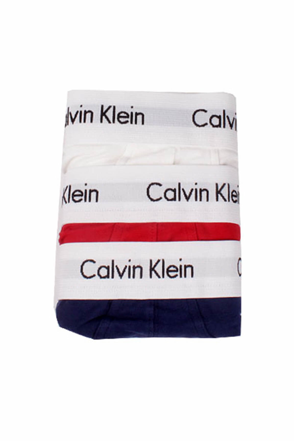 Men's White Red Navy Blue Slip