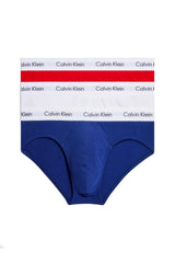 Men's 3-pack Red Navy Blue White Slip