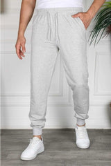 Gray Color Slim Fit Jogger Bottom Tracksuit