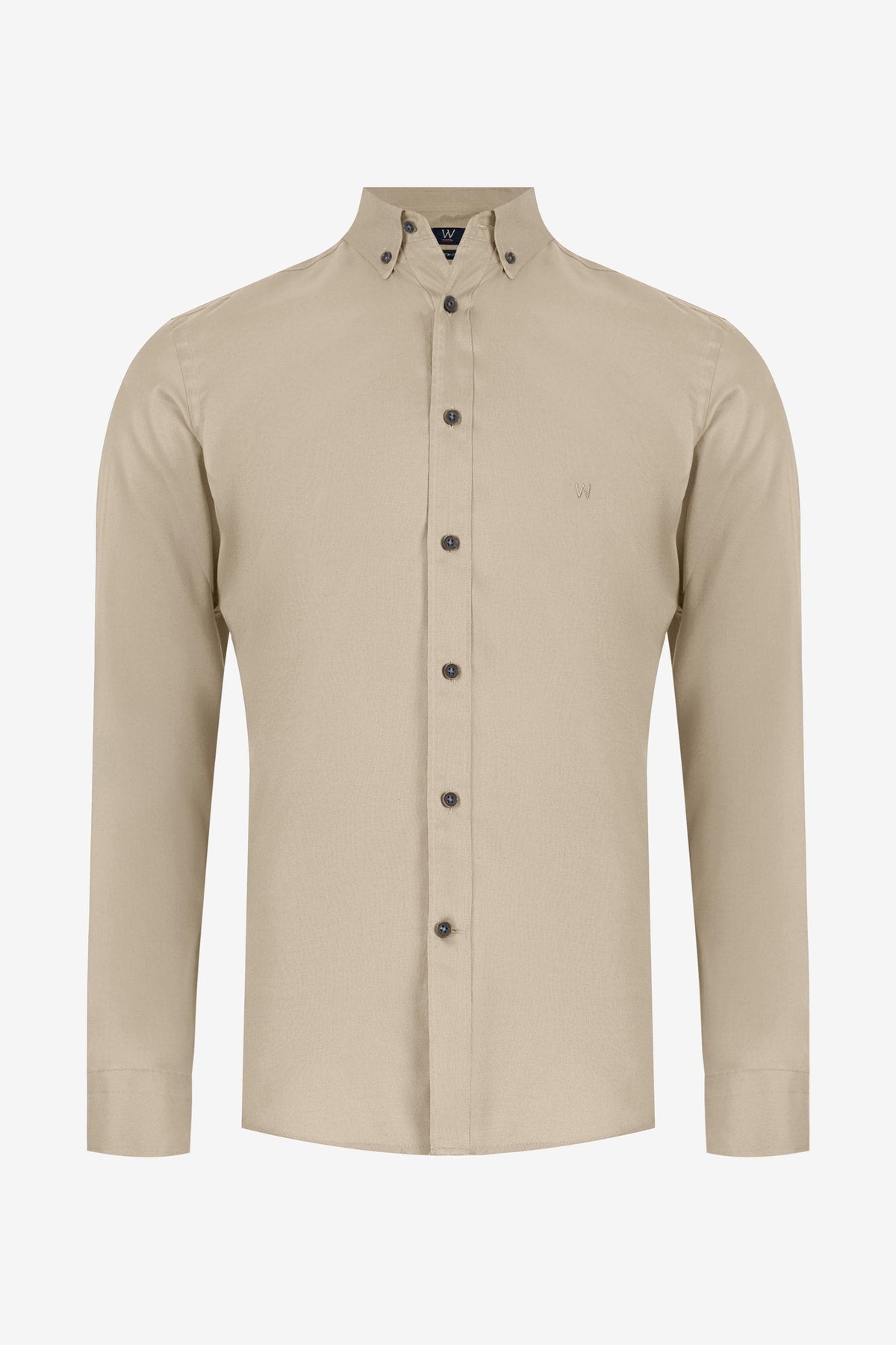 Beige Oxford Shirt