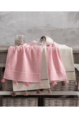 Pompom Pinky (3) 4 Piece Hand Towel Kitchen Towel - Swordslife