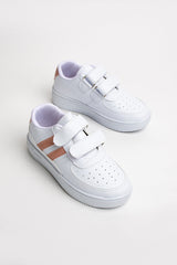 Kids White Salmon Sneakers Kids Shoes