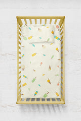 Ice Cream Pattern Gots Certified Organic Fabric And Print Baby Duvet Cover Set