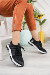 Black - Knitwear Sports Shoes for Daily Use