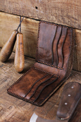 Men's Genuine Leather Handmade Leather Wallet