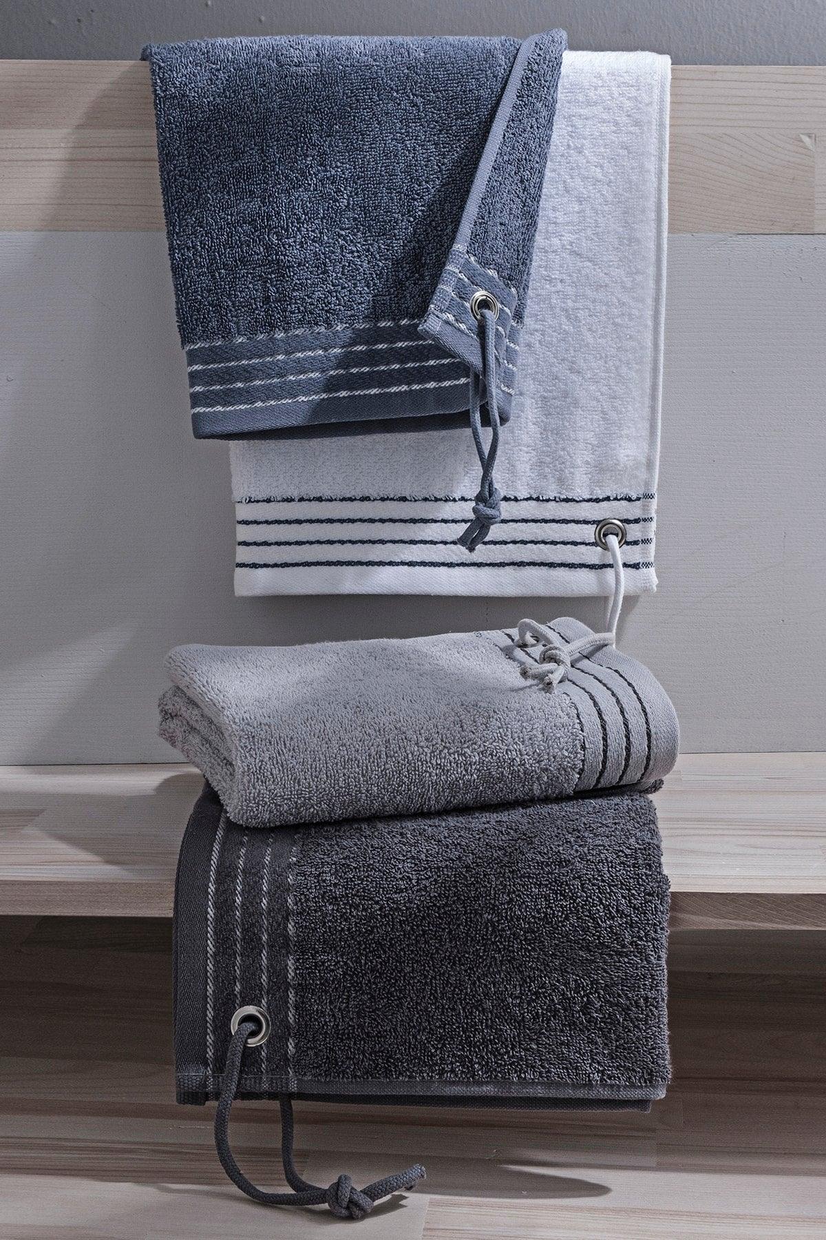 Agujero - Extra Soft, Modern 100% Cotton 50x90cm. Hand / Face Towel Set - Swordslife