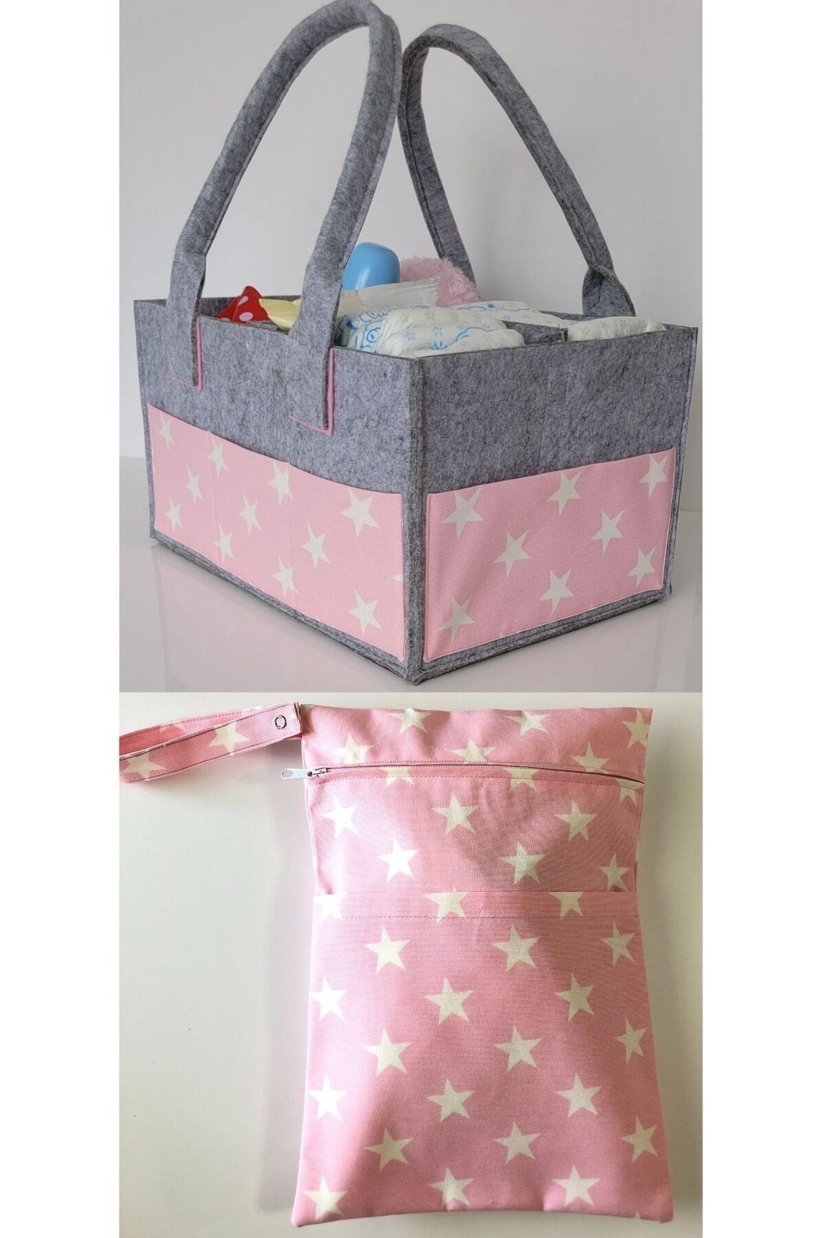 HANDMADE ORGANIZING AND HANGING FUNCTIONAL BABY BAG SET