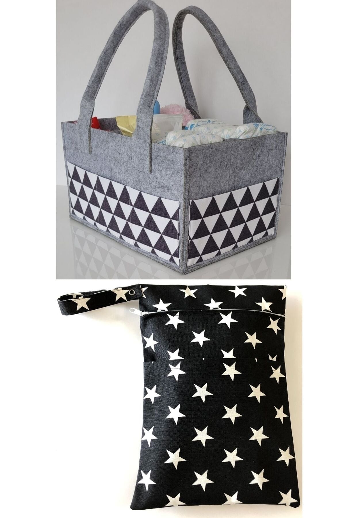 HANDMADE ORGANIZING AND HANGING FUNCTIONAL BABY BAG SET