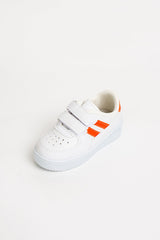 Kids White Orange Sneakers Kids Shoes