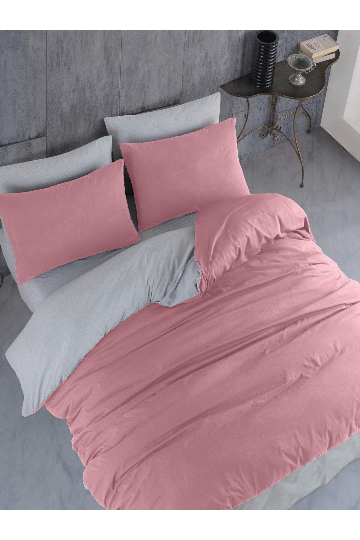 Duvet Cover Set Single Coral-gray - Swordslife