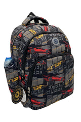 Waterproof Fabric Orthopedic Foil Fed Car Figure Primary School Bag