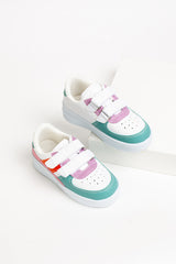 Kids Green Orange Sneakers Kids Shoes