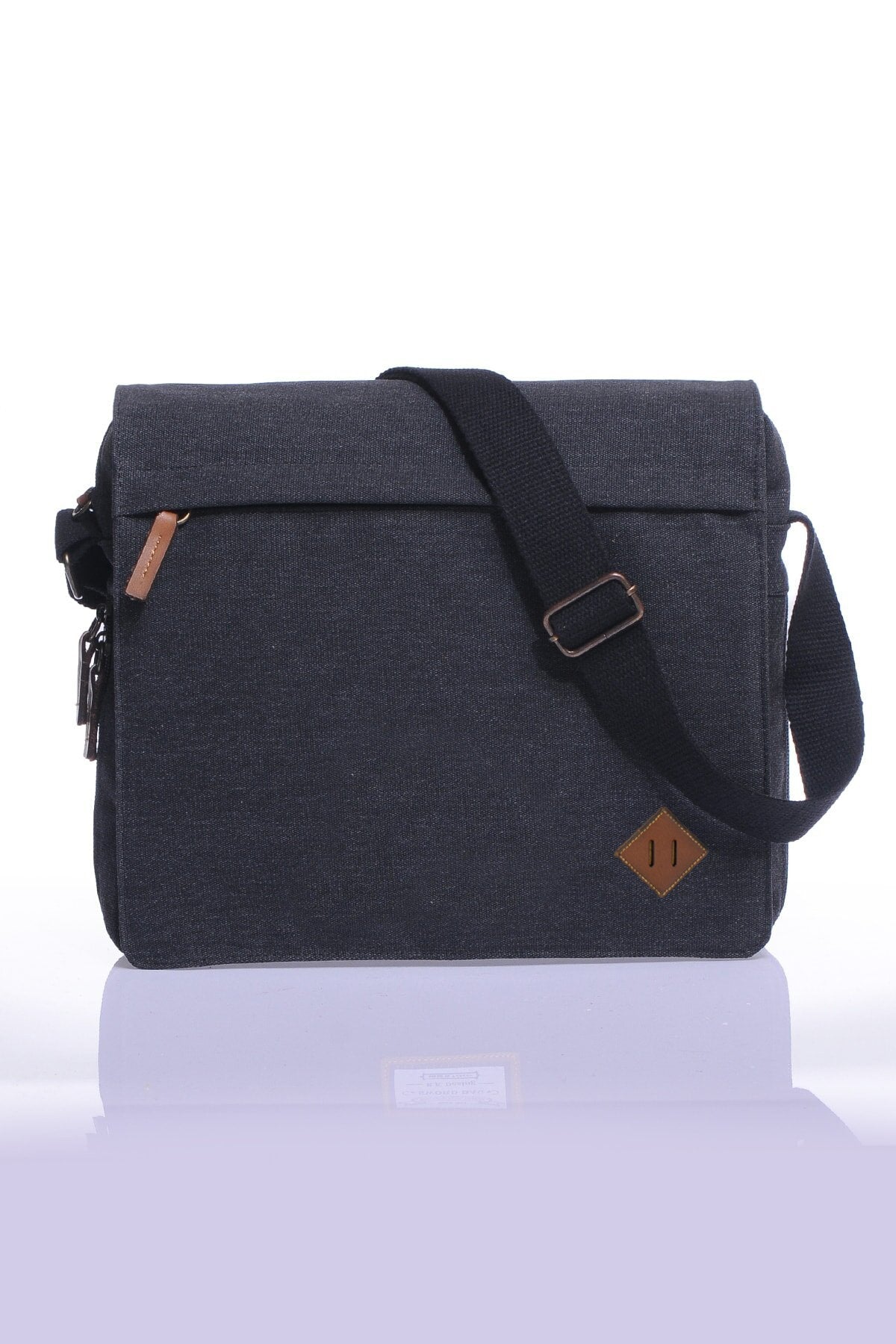 Gk-12 Canvas Messenger Bag Notebook Macbook Tablet Textbook School And University Bag