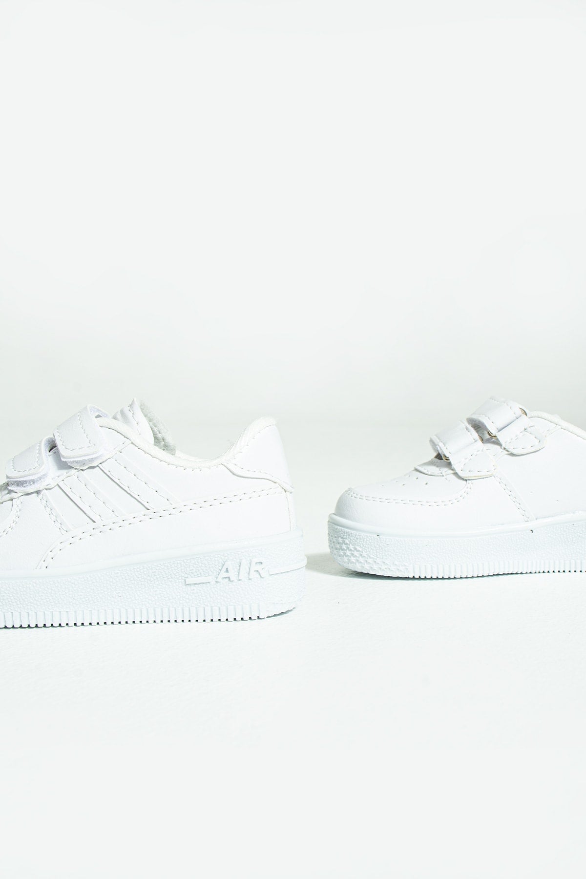 Kids White Sneakers Velcro Kids Shoes