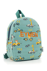 We Write The Name You Want ] Race Car 0-8 Years Child Backpack, Kindergarten-Nursery Bag