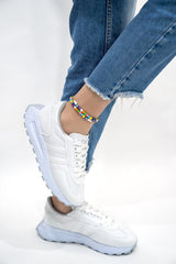 Unisex Snkr White Casual Casual Sports Shoes Sneaker