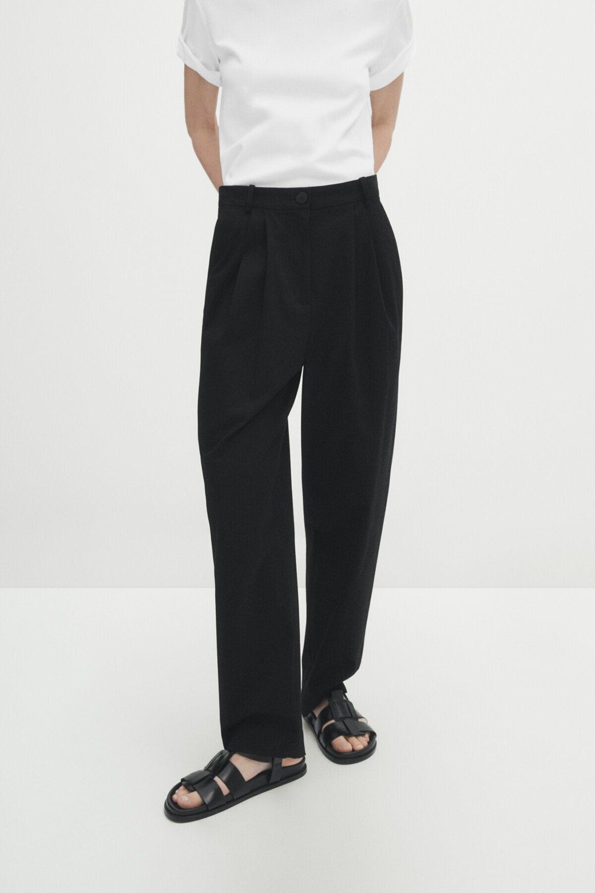 Cotton Blended Trousers - Swordslife