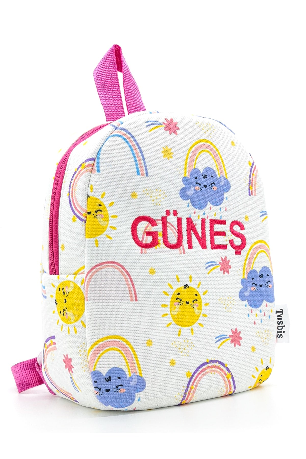 [ We Write Any Name You Want ] Happy Sky 0-8 Years Old Child Backpack, Kindergarten-Nursery Bag