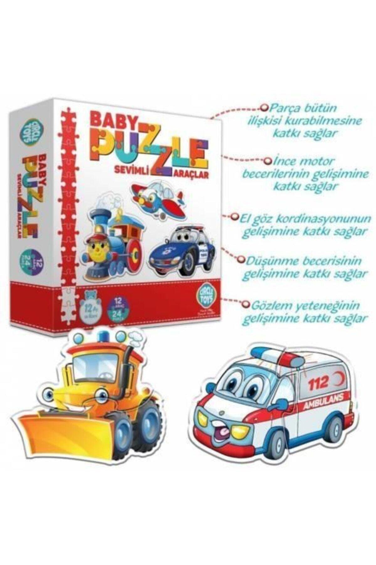 3 Pcs Vehicles And Animals Baby Educational Puzzle Set - Swordslife