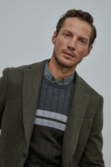 Green Air Herringbone Jacket