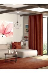 Velvet Textured Tile Color Island Backdrop Curtain Extrafor Pleated - Swordslife