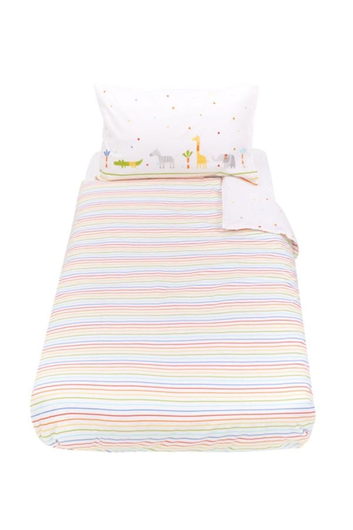 Double Sided Baby Duvet Cover Set Hello Friend