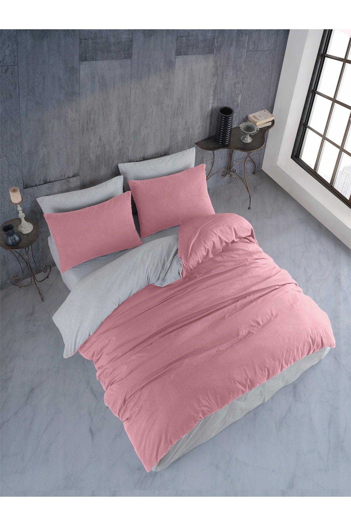 Duvet Cover Set Single Coral-gray - Swordslife