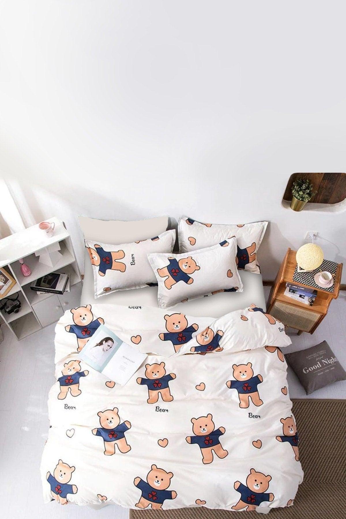 Single Duvet Cover Set with Elastic Sheet - Swordslife