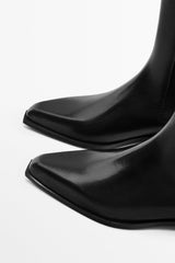 Flat Leather Chelsea Boots - Swordslife