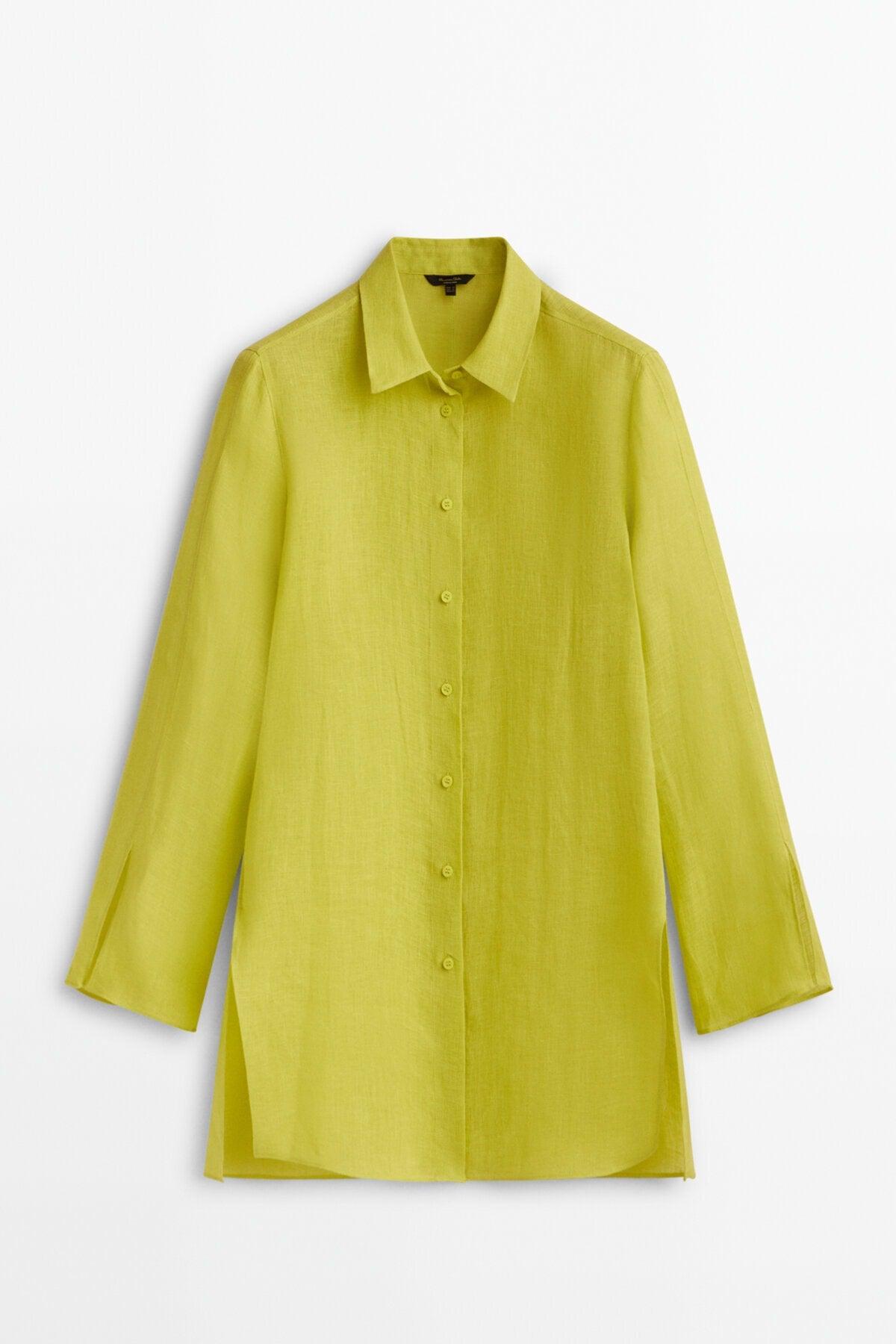 Linen Oversize Blouse - Swordslife