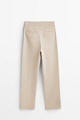 Cotton Blend Chino Pants - Swordslife