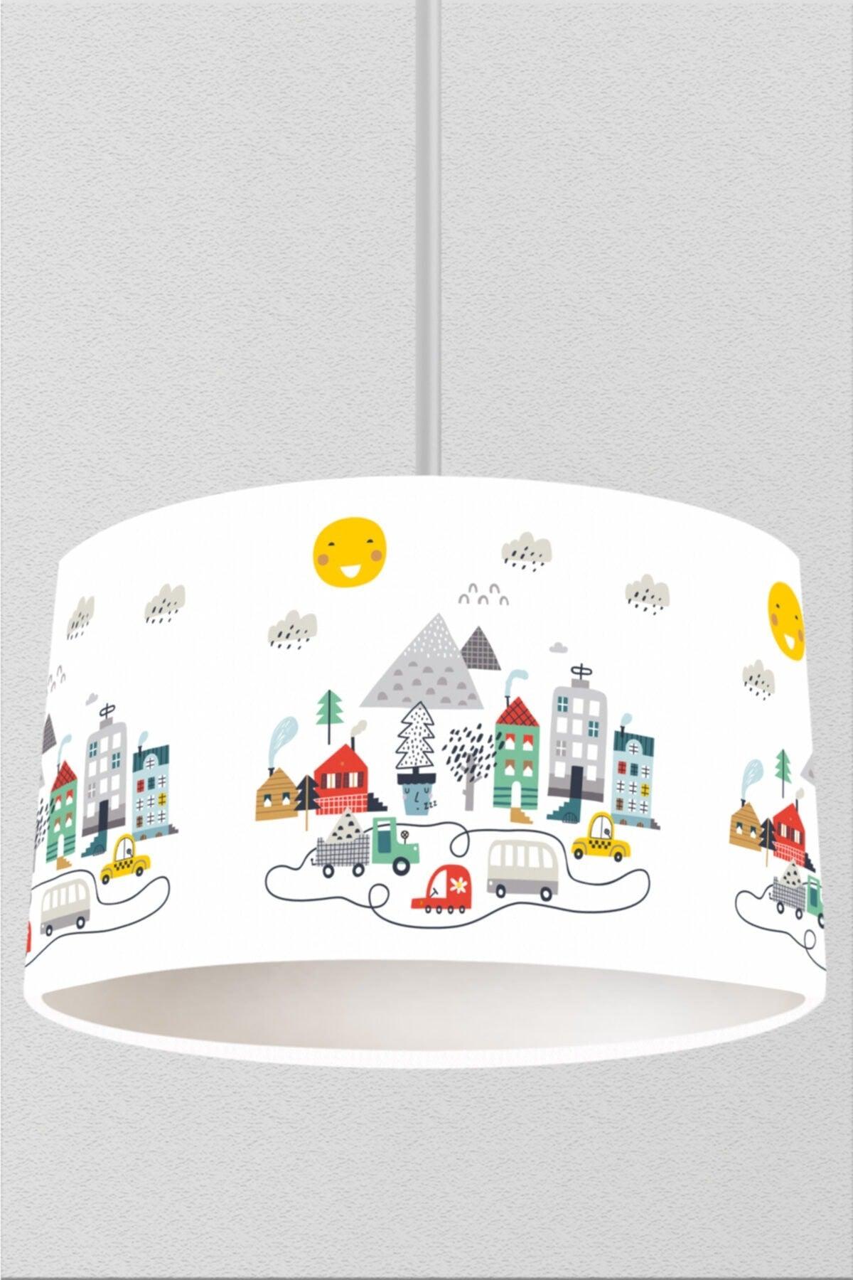 City Themed Children's Room Pendant Chandelier - Swordslife